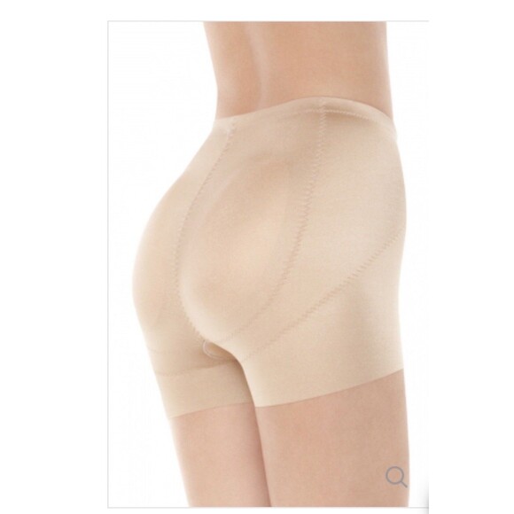 SPANX Nude Beige Slimplicity 1038 Booty Booster Short M Shapewear *No Pads NWOT - Picture 12 of 13